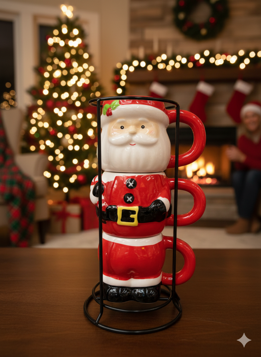 Set de Tazas Navideñas