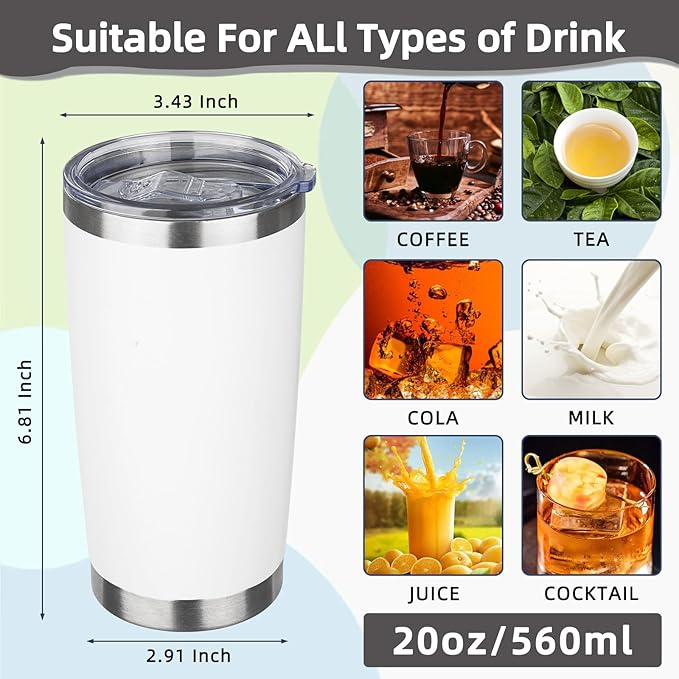 Vaso Térmico de 20 Onzas con Tapa Antiderrame
